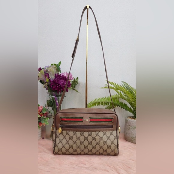 Gucci VINTAGE OPHIDIA CAMERA BAG - Picture 1 of 16